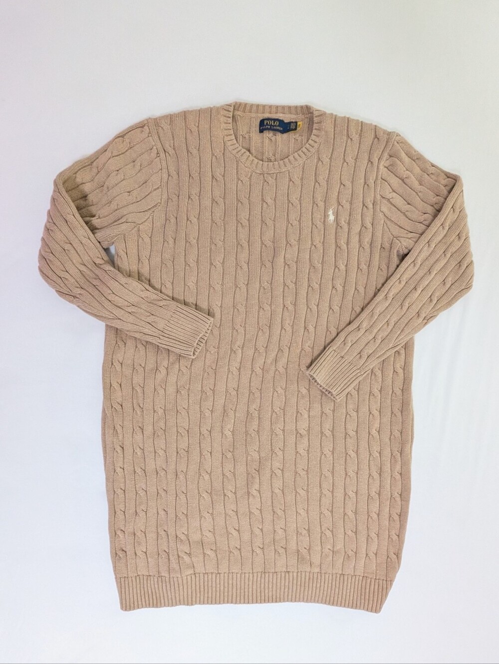 Polo Ralph Lauren Cotton Cable Knit Dress